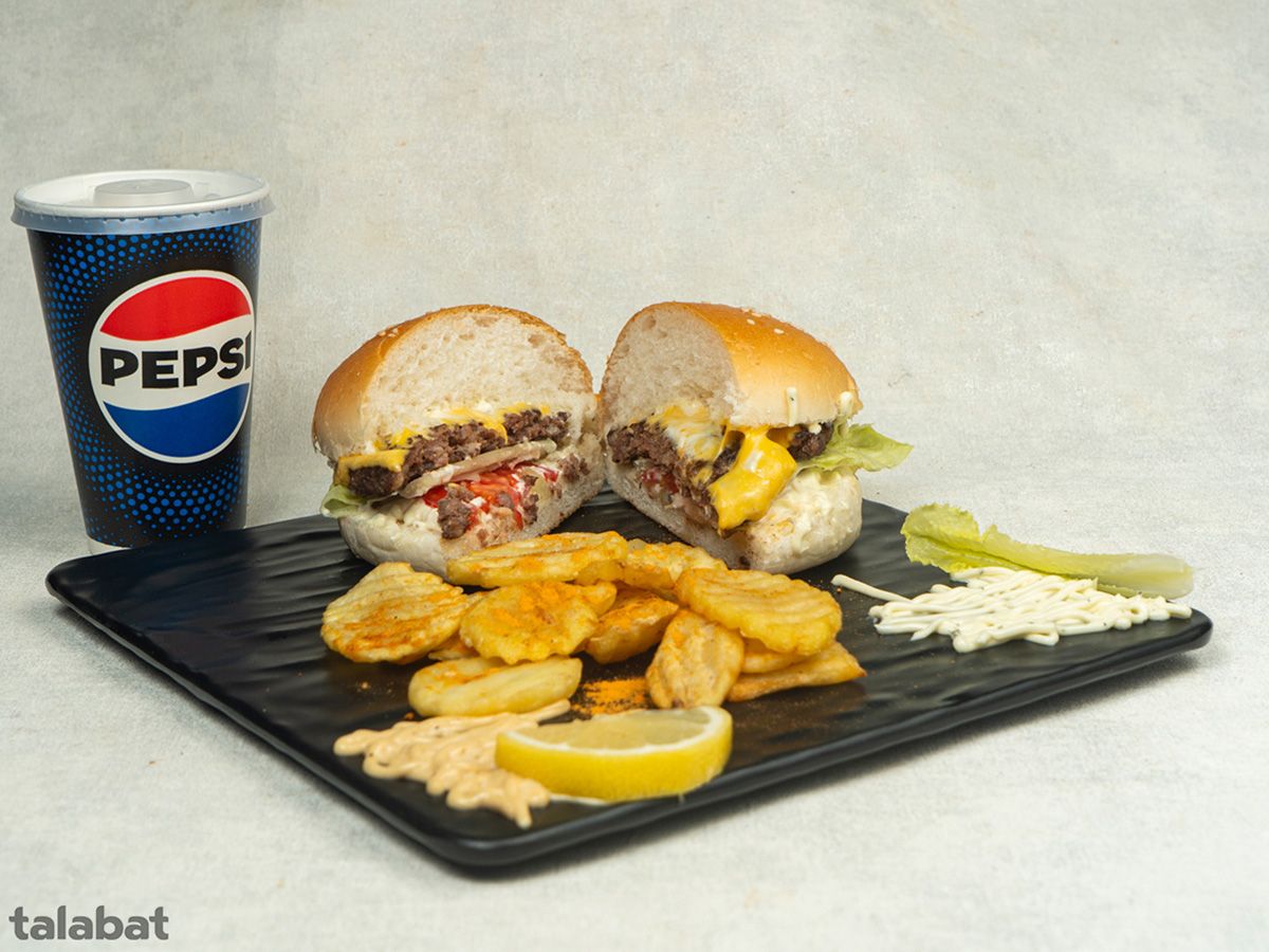 Crunchy Meat Burger Meal